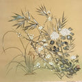 Japanese Hanging Scroll 4 Seasons Flowers Plum Chrysanthemum Kakejiku KJ19