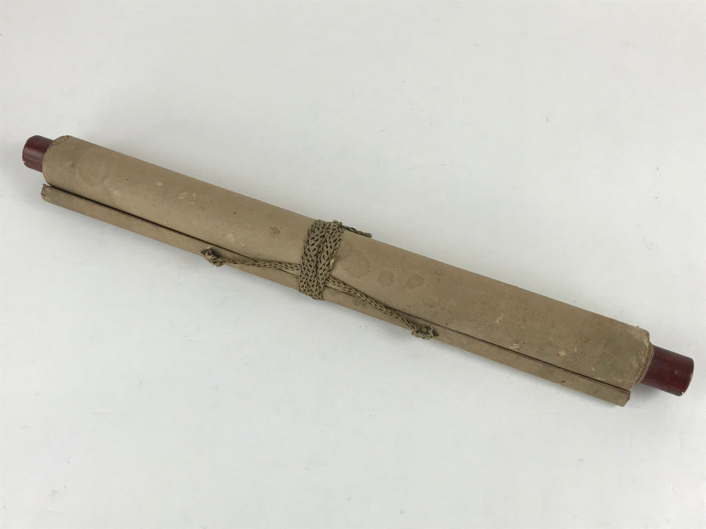 Japanese Hanging Scroll Autumn Chrysanthemum Poem Kakejiku Kakemono SC804