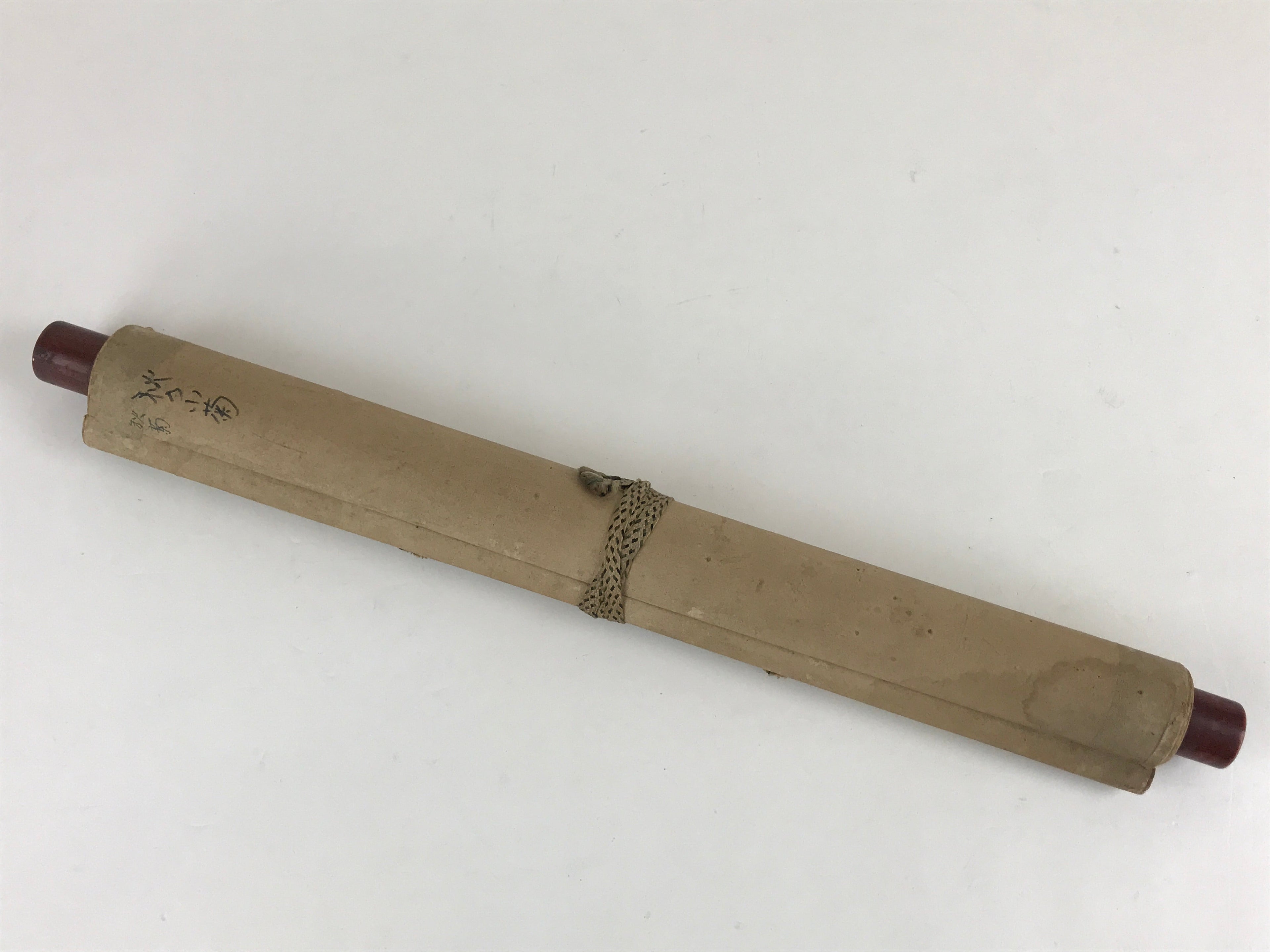 Japanese Hanging Scroll Autumn Chrysanthemum Poem Kakejiku Kakemono SC804