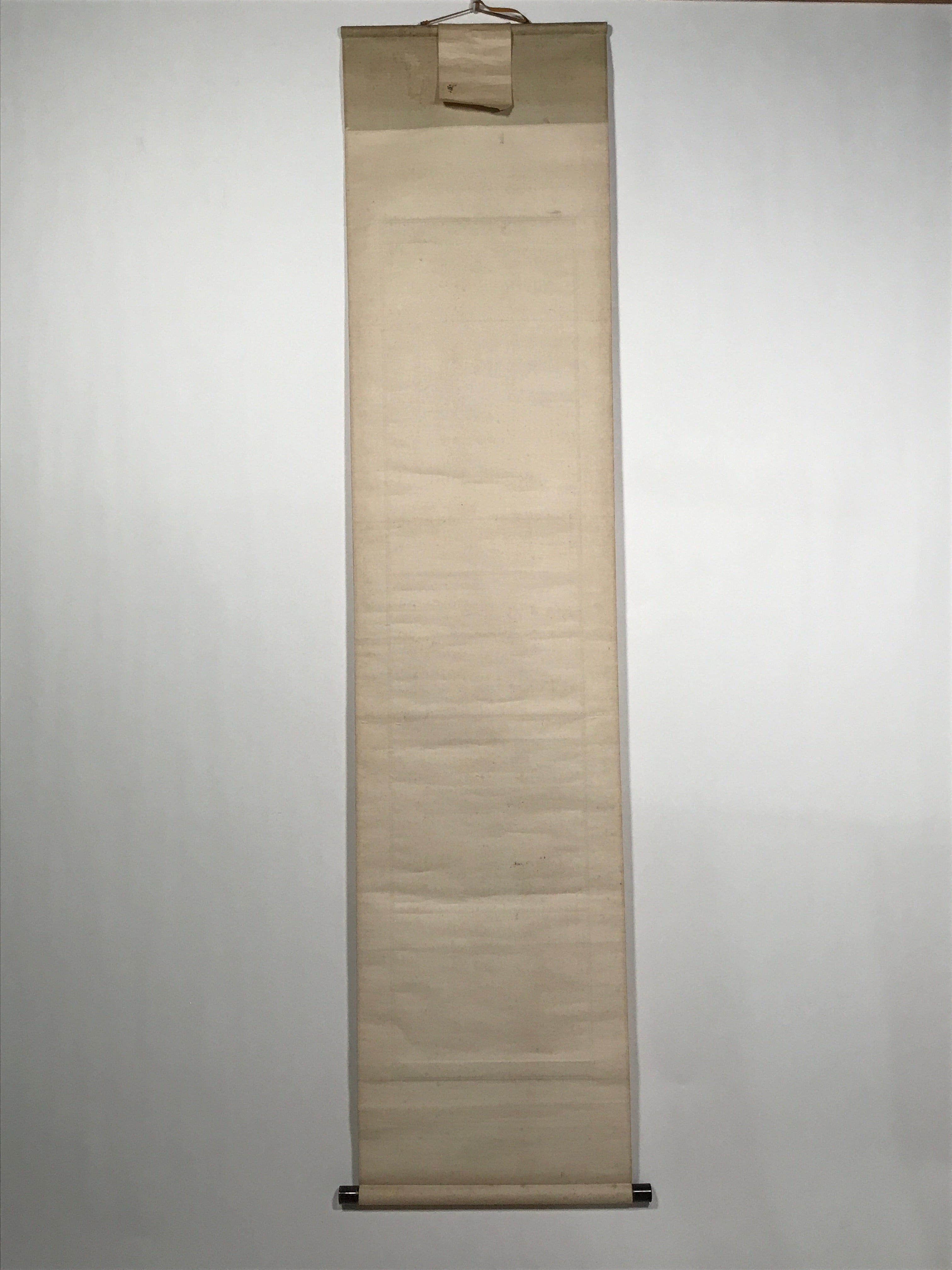 Japanese Hanging Scroll Calligraphy Lotus Root Drawing Kakejiku KJ2