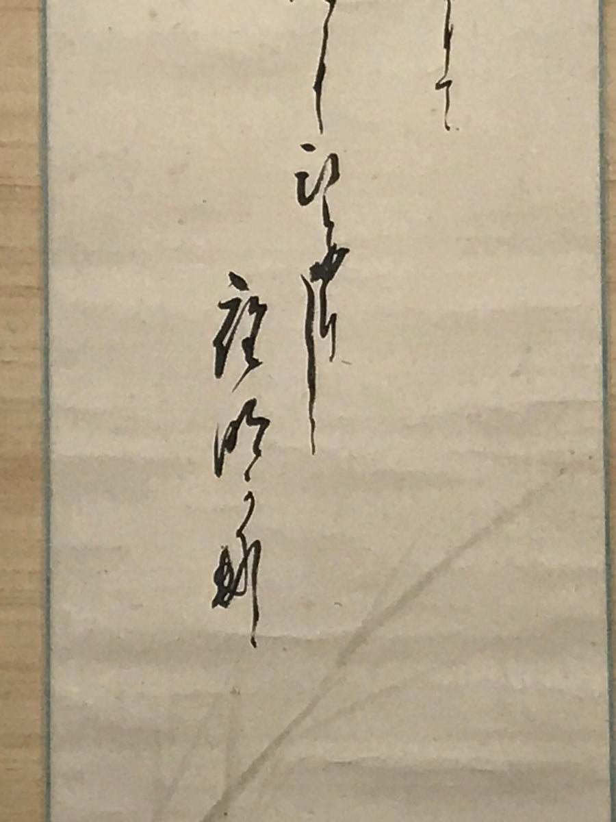 Japanese Hanging Scroll Calligraphy Lotus Root Drawing Kakejiku KJ2 ...
