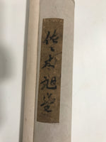 Japanese Hanging Scroll Calligraphy Poetry Kanshi Kakejiku Black Kanji Poem KJ3