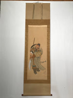 Japanese Hanging Scroll Guan Yu Yunchang Three Kingdoms Kakejiku KJ28