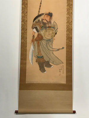 Japanese Hanging Scroll Guan Yu Yunchang Three Kingdoms Kakejiku KJ28