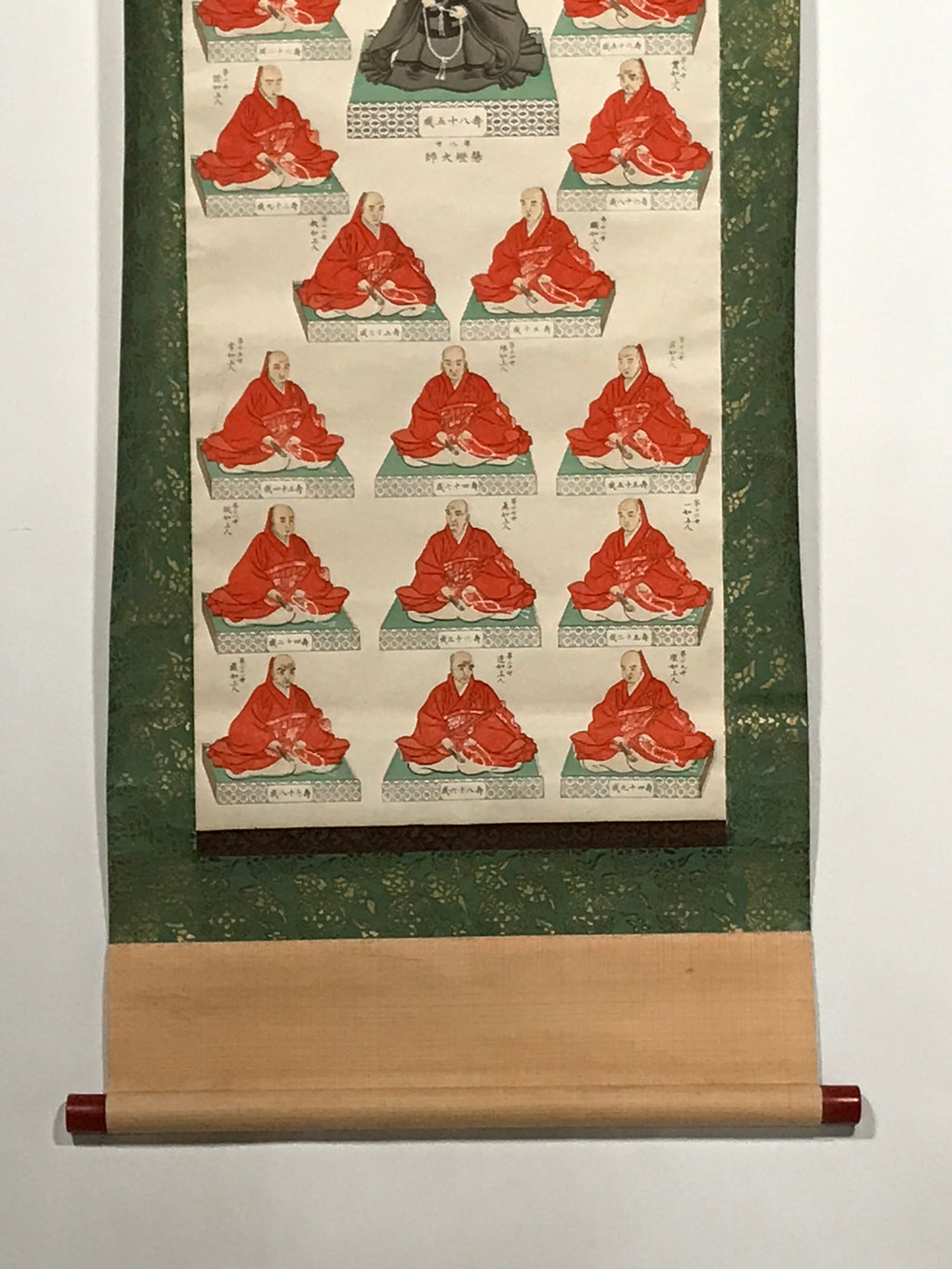 Japanese Hanging Scroll Jodo Shinshu Buddhist Masters Shinran Rennyo KJ20
