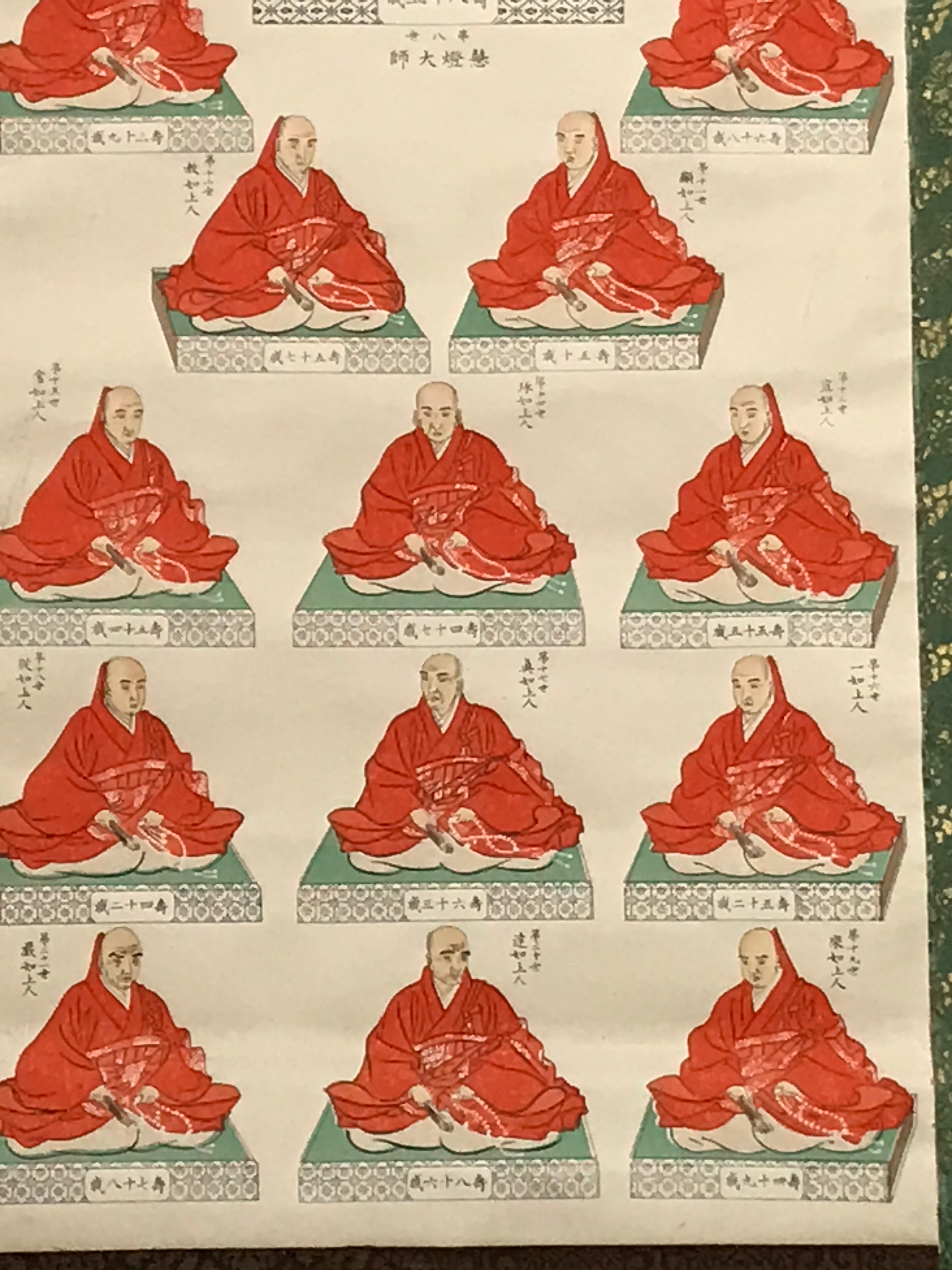 Japanese Hanging Scroll Jodo Shinshu Buddhist Masters Shinran Rennyo KJ20