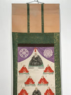 Japanese Hanging Scroll Jodo Shinshu Buddhist Masters Shinran Rennyo KJ20