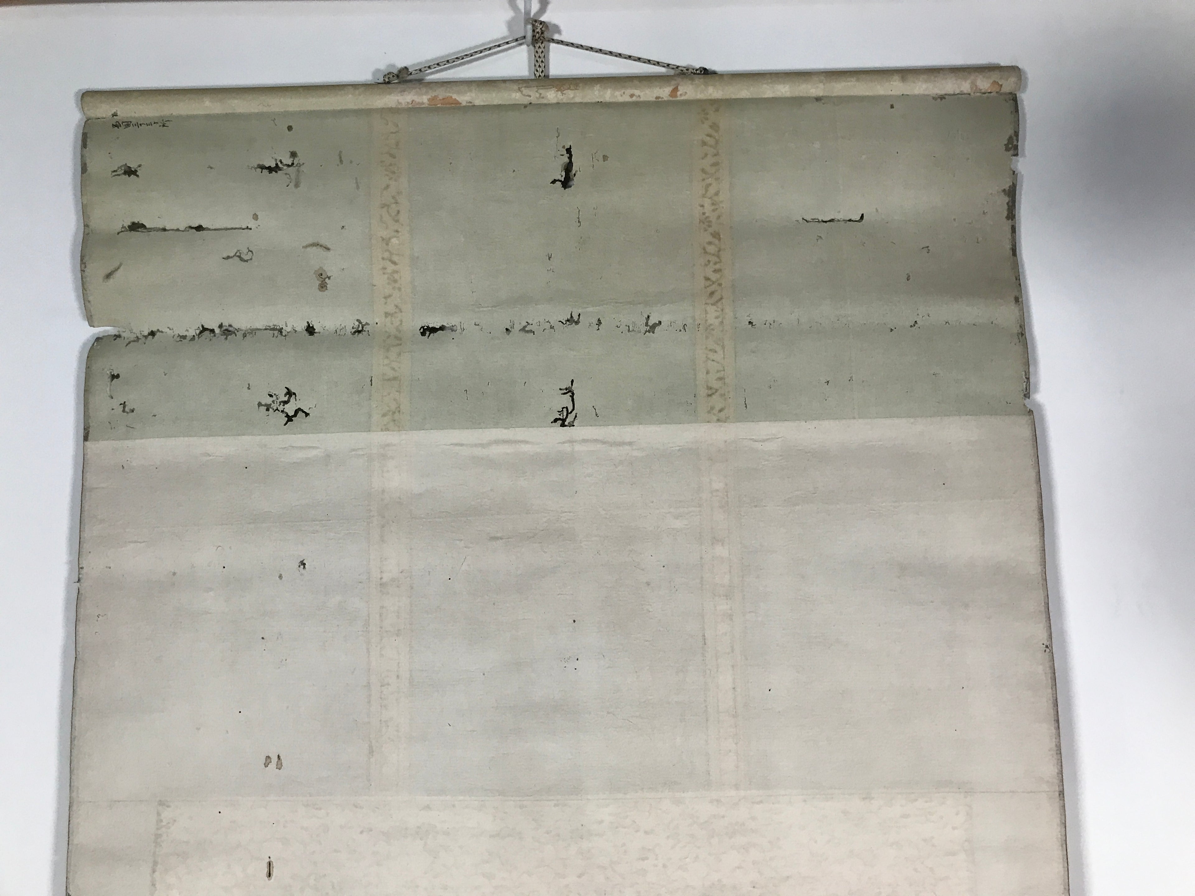 Japanese Hanging Scroll Kakejiku Saigoku 33 Sacred Places Goshuin Buddhist KJ56
