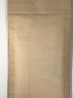 Japanese Hanging Scroll Kakejiku Vtg Birds Bamboo Leaves Kacho Ink Color KJ102
