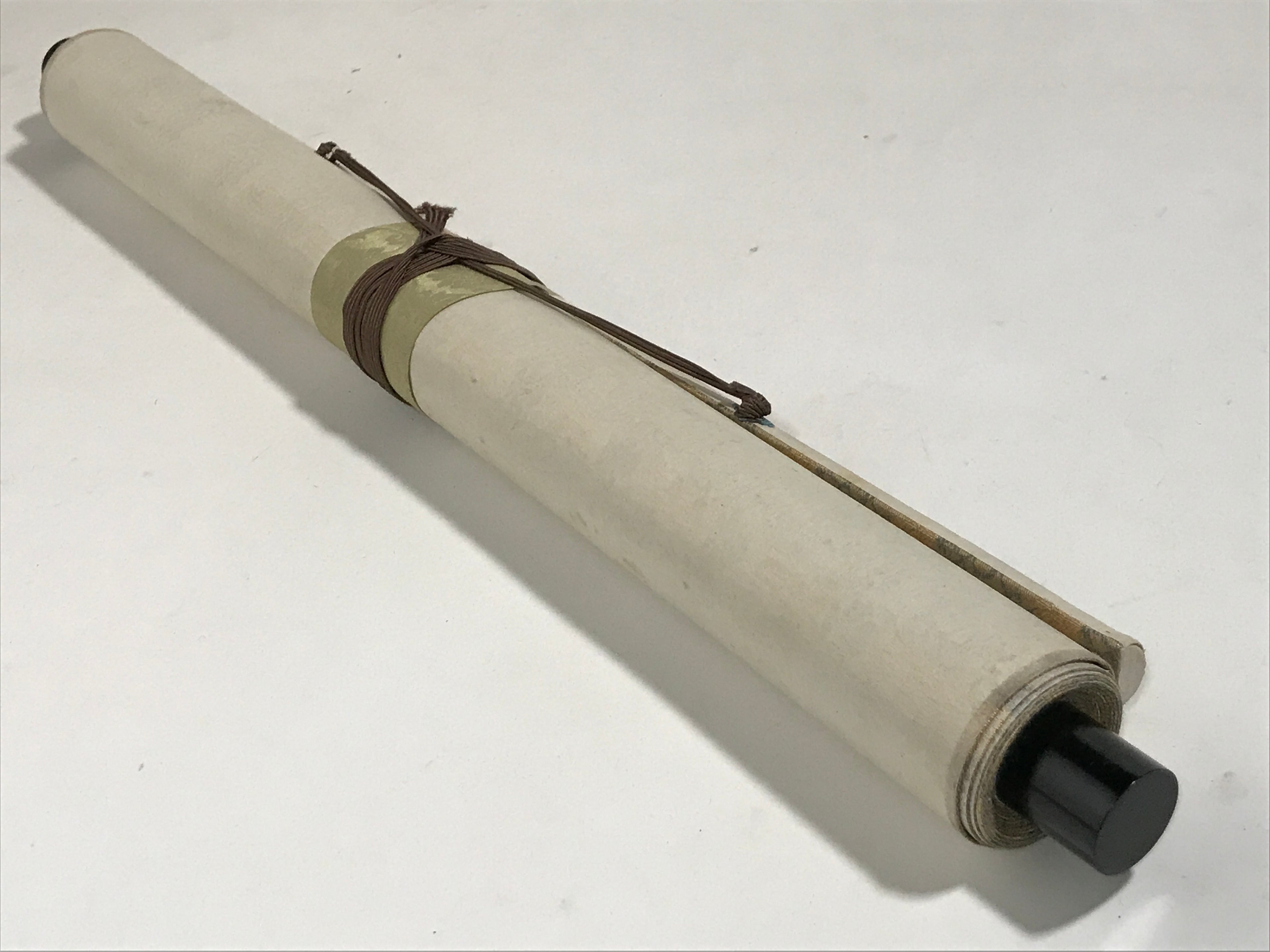 Japanese Hanging Scroll Kakejiku Vtg Buddhist Calligraphy Amitabha Sutra KJ177