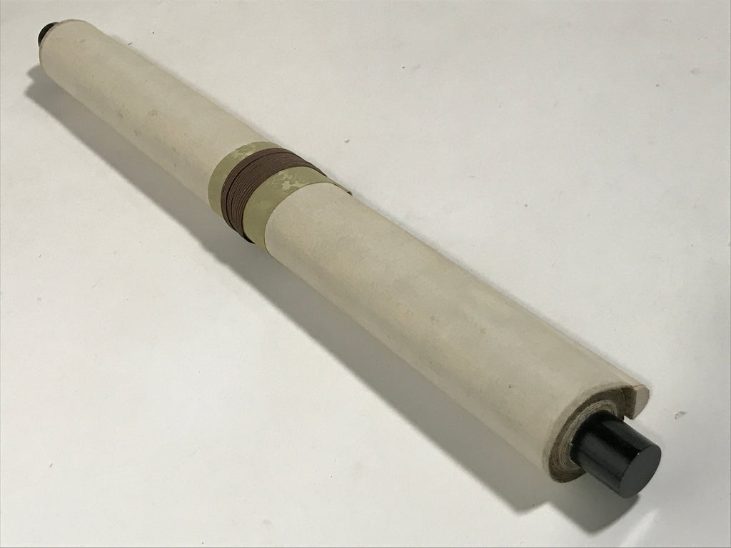 Japanese Hanging Scroll Kakejiku Vtg Buddhist Calligraphy Amitabha Sutra KJ177