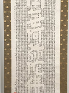 Japanese Hanging Scroll Kakejiku Vtg Buddhist Calligraphy Amitabha Sutra KJ177