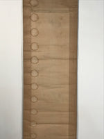 Japanese Hanging Scroll Kakejiku Vtg Calligraphy Chicken Black Ink Green KJ172