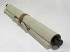 Japanese Hanging Scroll Kakejiku Vtg Calligraphy Kanshi Poem Du Fu Black KJ174