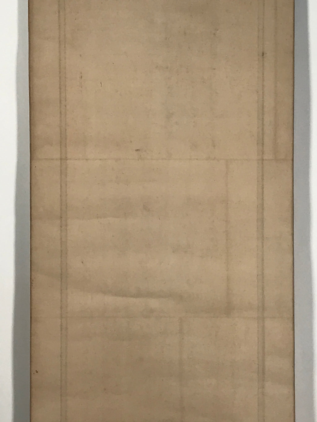 Japanese Hanging Scroll Kakejiku Vtg Calligraphy Poem Black Monochrome KJ180