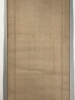 Japanese Hanging Scroll Kakejiku Vtg Calligraphy Poem Black Monochrome KJ180