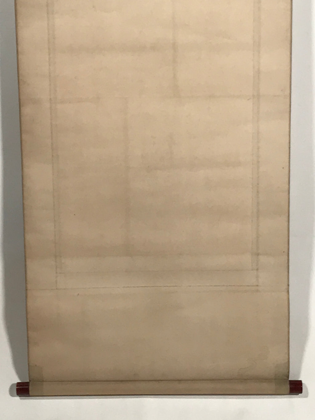 Japanese Hanging Scroll Kakejiku Vtg Calligraphy Poem Black Monochrome KJ180