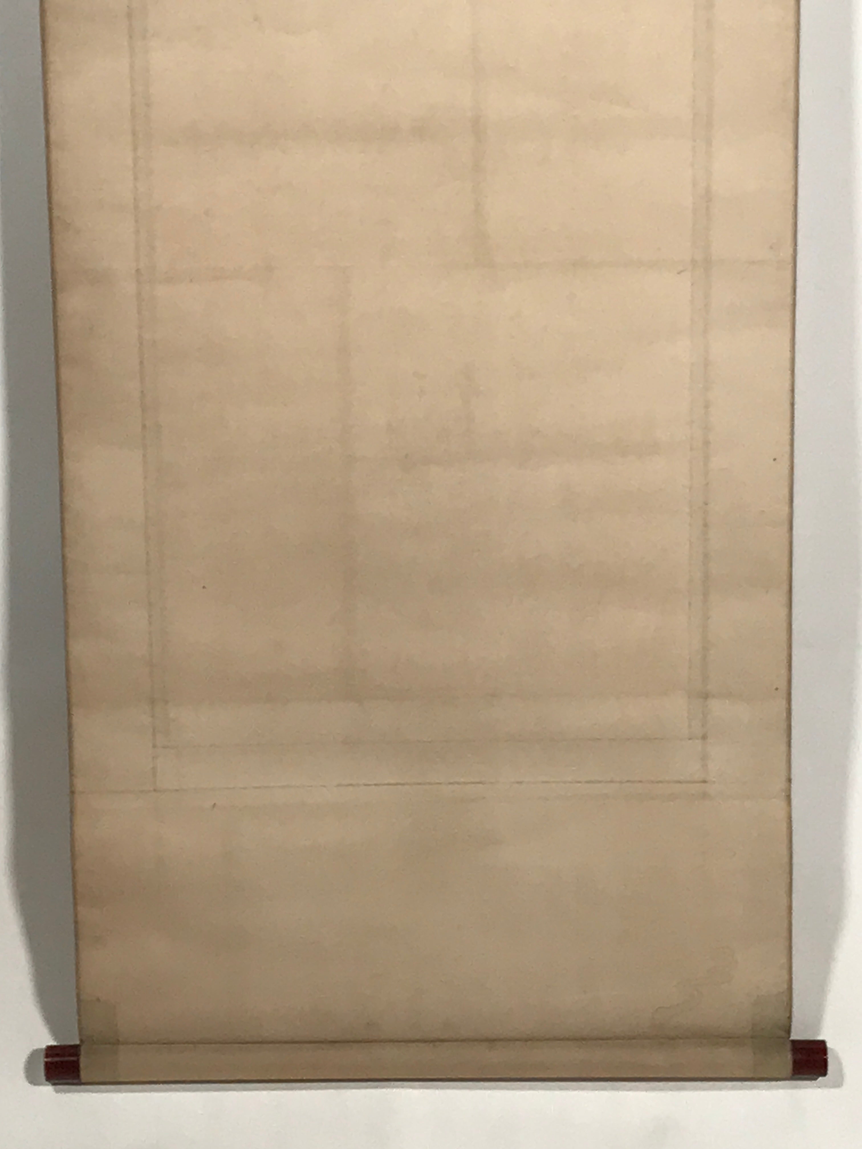 Japanese Hanging Scroll Kakejiku Vtg Calligraphy Poem Black Monochrome KJ180