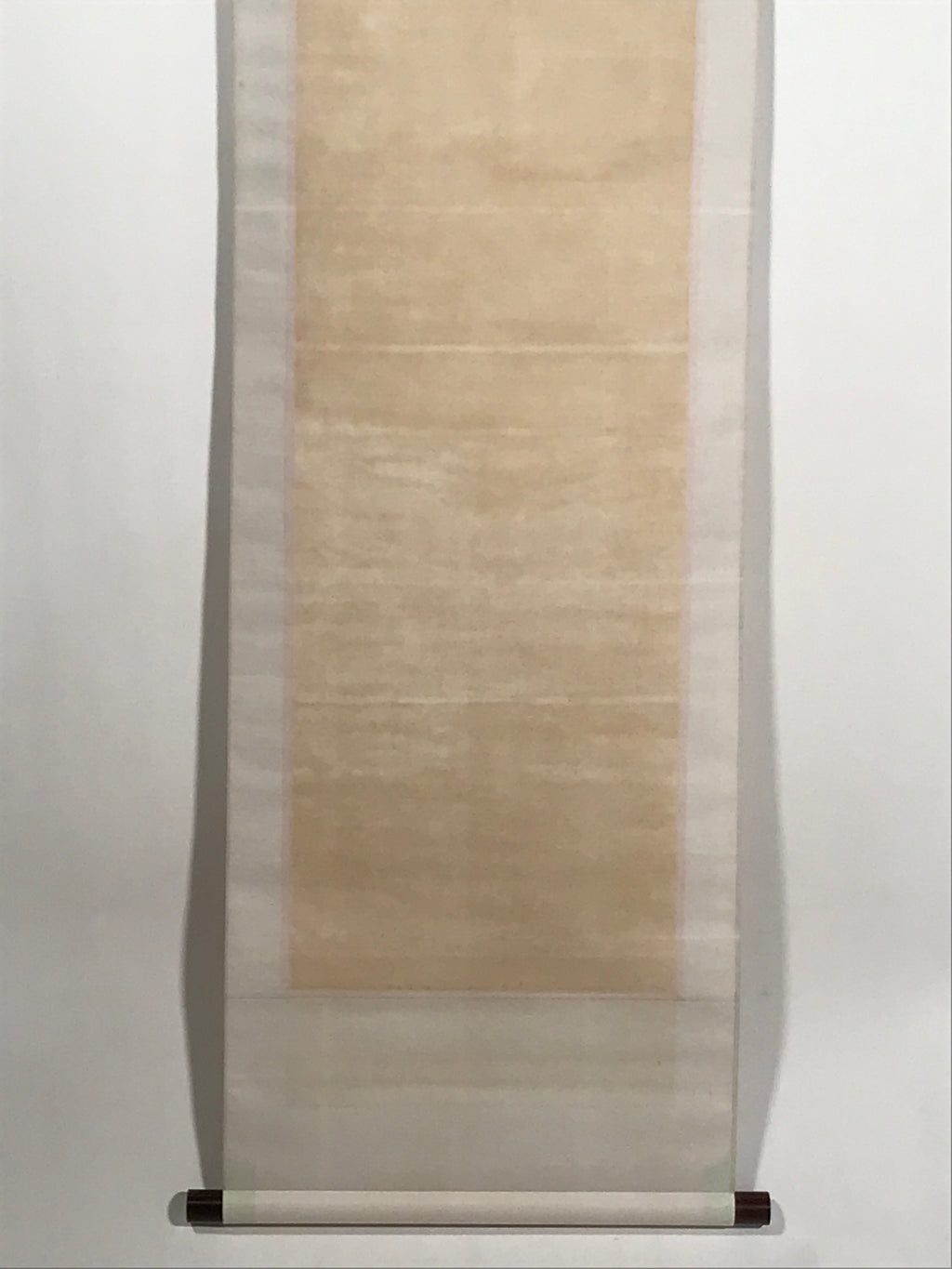 Japanese Hanging Scroll Kakejiku Vtg Calligraphy Tanka Poem Bokusui Black KJ178