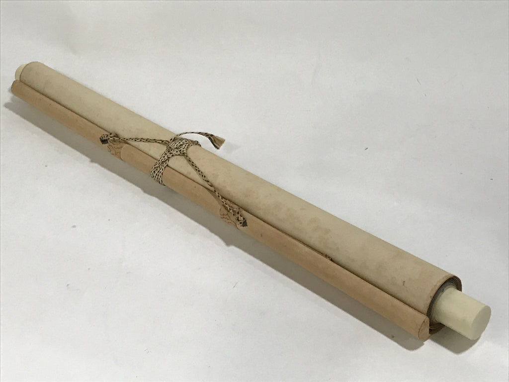 Japanese Hanging Scroll Kakejiku Vtg Chicken Family Chrysanthemum Color KJ93