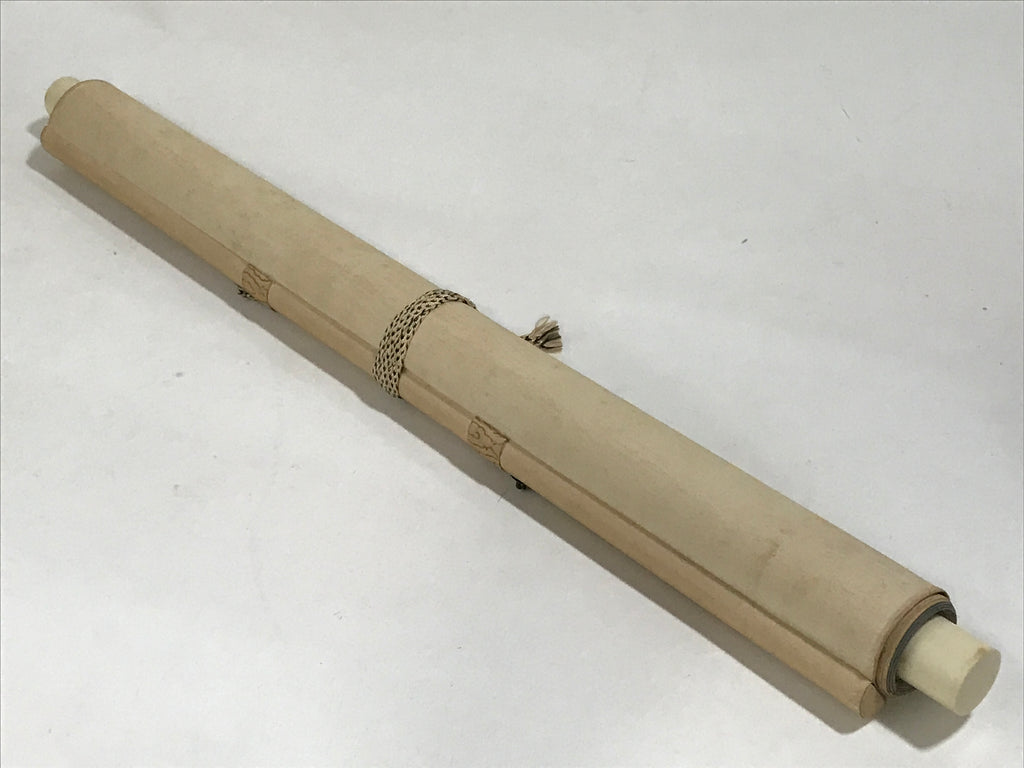 Japanese Hanging Scroll Kakejiku Vtg Chicken Family Chrysanthemum Color KJ93