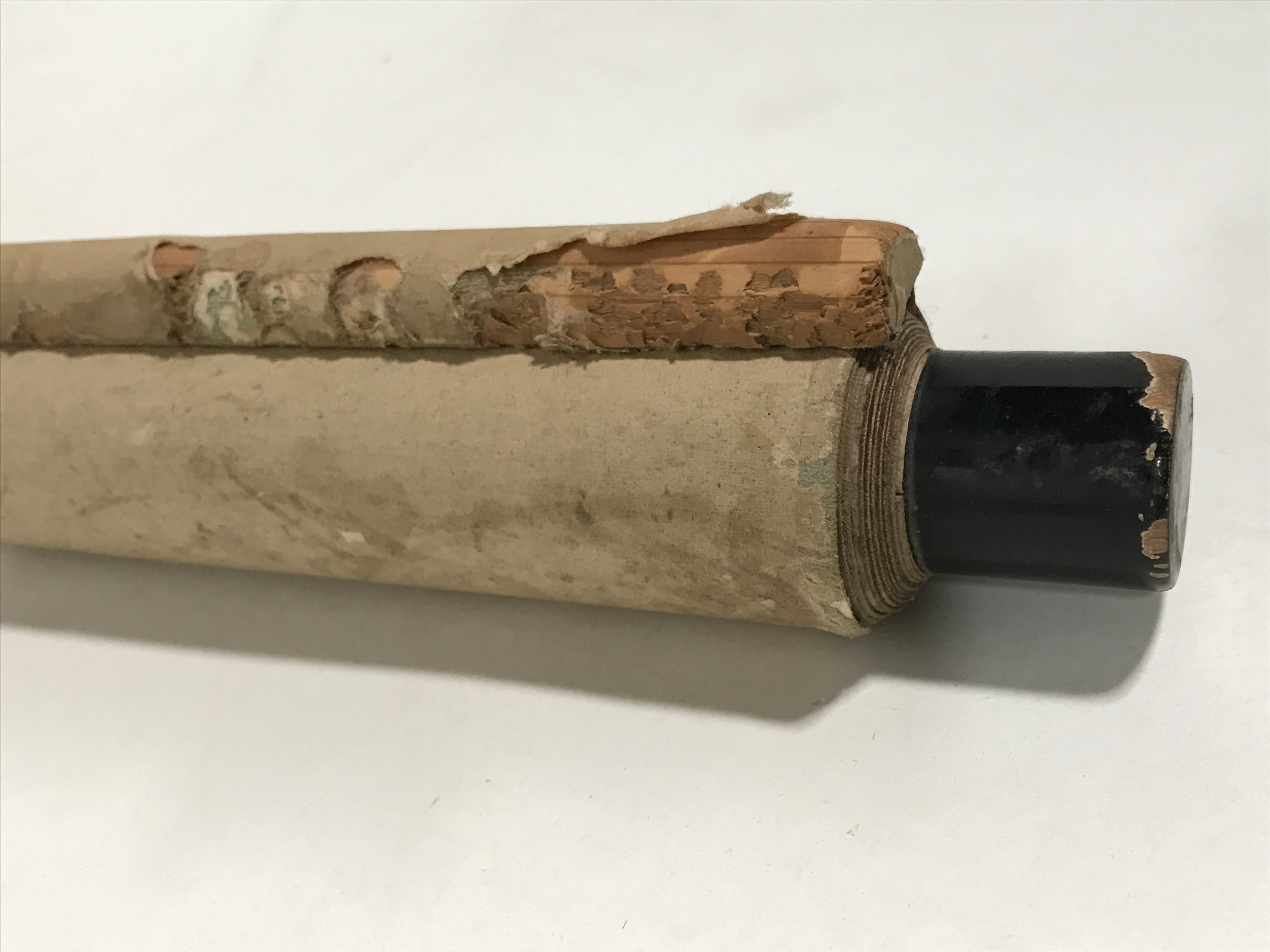 Japanese Hanging Scroll Kakejiku Vtg Court Noble Lady Kimono Color KJ131