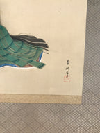 Japanese Hanging Scroll Kakejiku Vtg Court Noble Lady Kimono Color KJ131