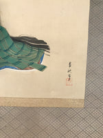 Japanese Hanging Scroll Kakejiku Vtg Court Noble Lady Kimono Color KJ131