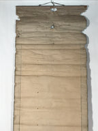Japanese Hanging Scroll Kakejiku Vtg Crane Tsuru Standing Rock Birds Color KJ113
