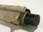 Japanese Hanging Scroll Kakejiku Vtg Crane Tsuru Standing Rock Birds Color KJ113