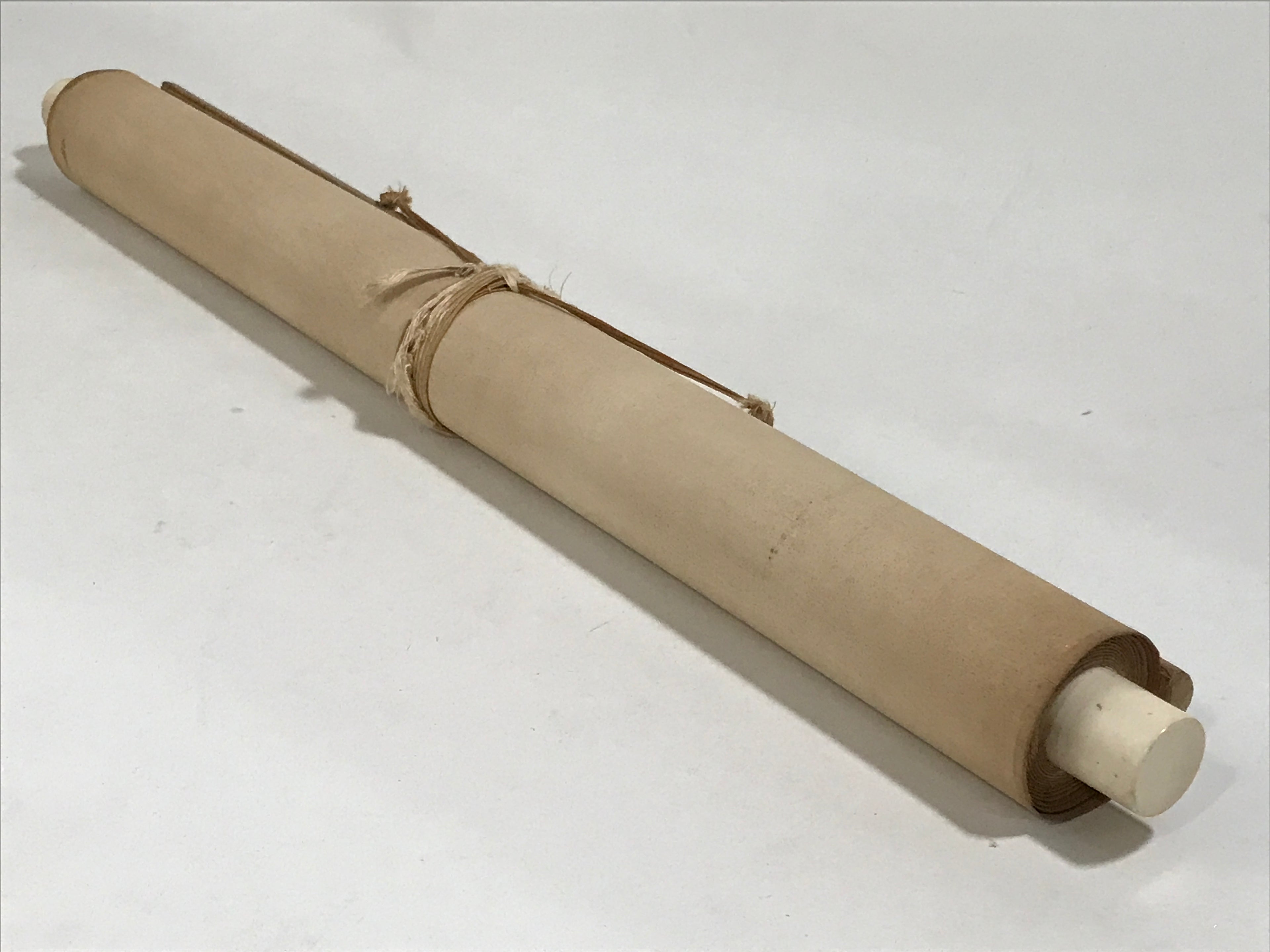Japanese Hanging Scroll Kakejiku Vtg Fierce Tiger Orange Black Mountain Ink KJ90