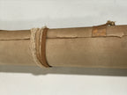 Japanese Hanging Scroll Kakejiku Vtg Fierce Tiger Orange Black Mountain Ink KJ90