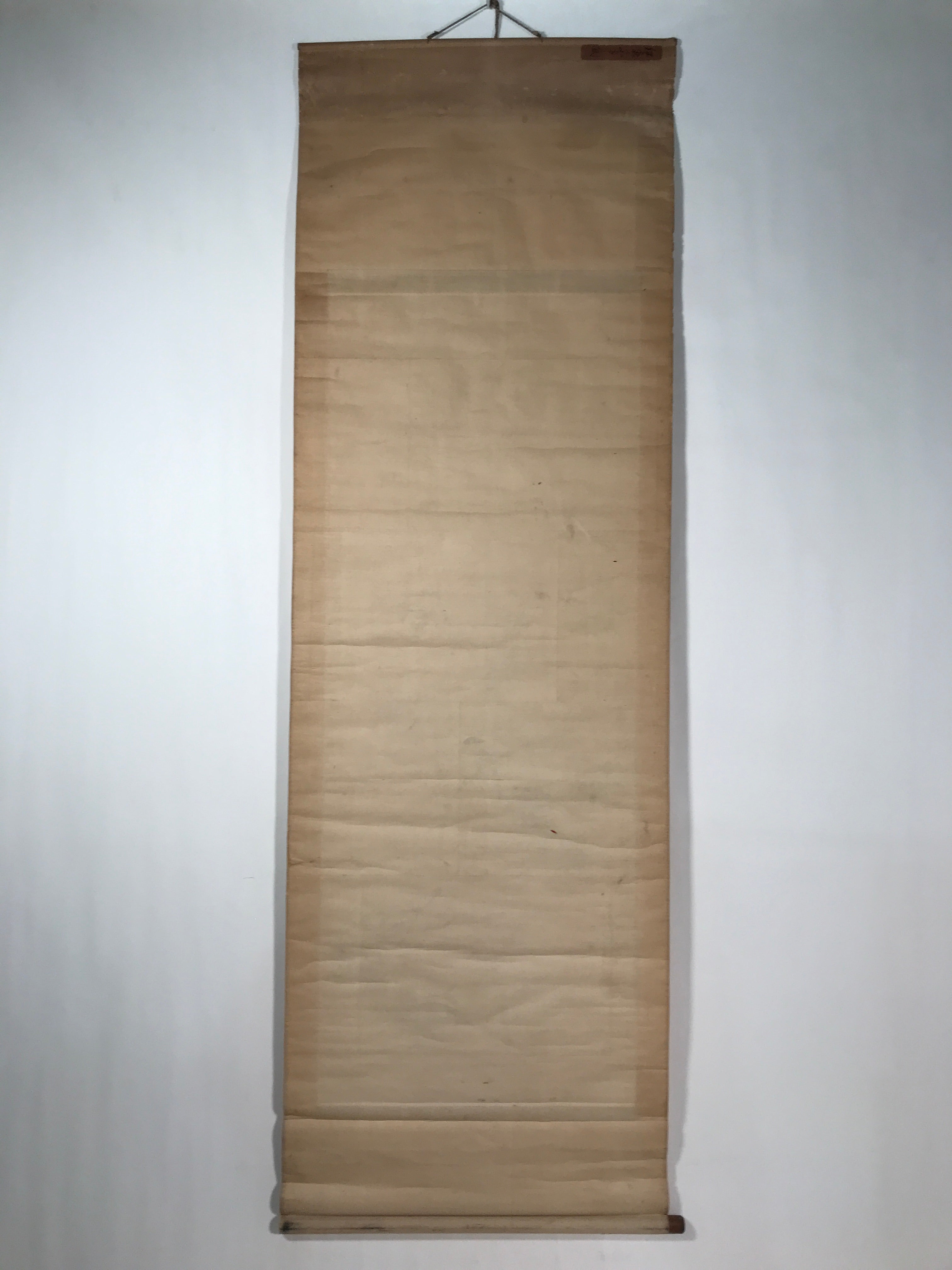 Japanese Hanging Scroll Kakejiku Vtg Momiji Maple Leave Bird Autumn Color KJ132