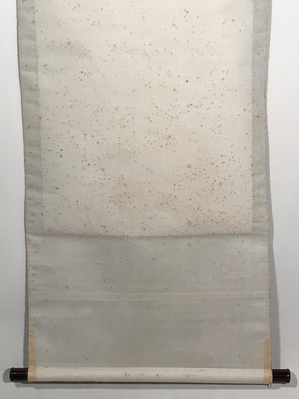 Japanese Hanging Scroll Kakejiku Vtg Mountain River Birds Black Monochrome KJ168