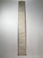 Japanese Hanging Scroll Kakejiku Vtg Mountain Tree Houses Cranes Color KJ128