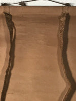 Japanese Hanging Scroll Kakejiku Vtg Plum Blossom Sparrow Bird Color Ink KJ97