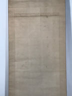 Japanese Hanging Scroll Kakejiku Vtg Plum Blossom Sparrow Bird Color Ink KJ97
