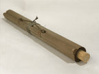 Japanese Hanging Scroll Kakejiku Vtg Plum Blossom Sparrow Bird Color Ink KJ97