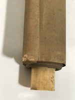 Japanese Hanging Scroll Kakejiku Vtg Plum Blossom Sparrow Bird Color Ink KJ97