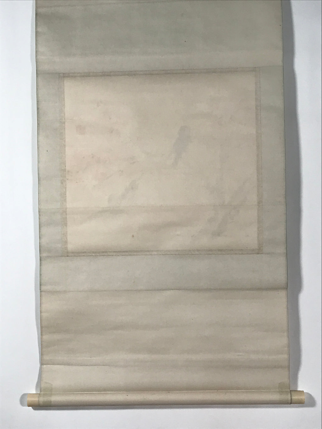 Japanese Hanging Scroll Kakejiku Vtg Plum Flower Bird Swallow Spring Color KJ122