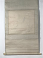 Japanese Hanging Scroll Kakejiku Vtg Plum Flower Bird Swallow Spring Color KJ122
