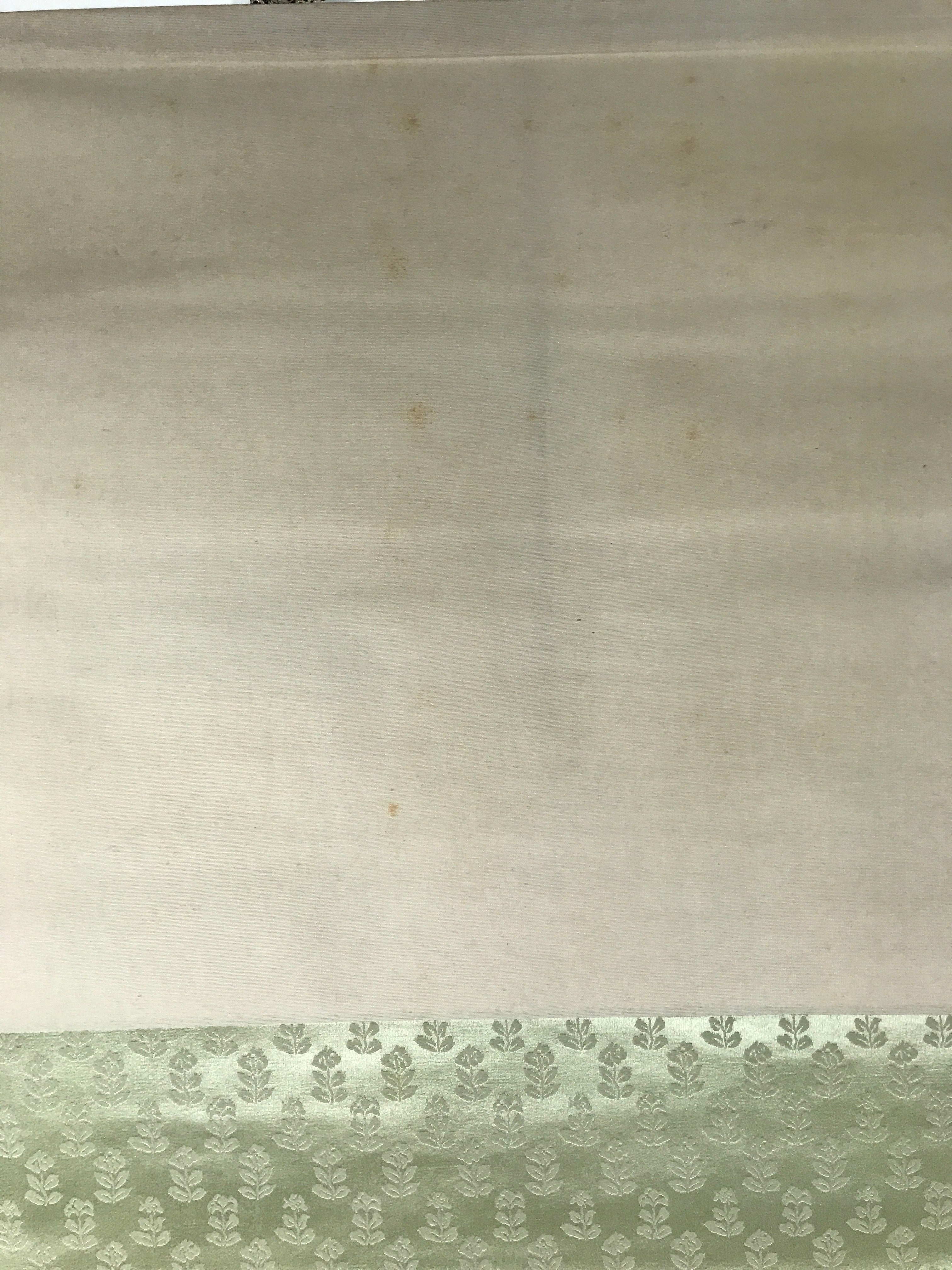 Japanese Hanging Scroll Kakejiku Vtg Plum Flower Bird Swallow Spring Color KJ122