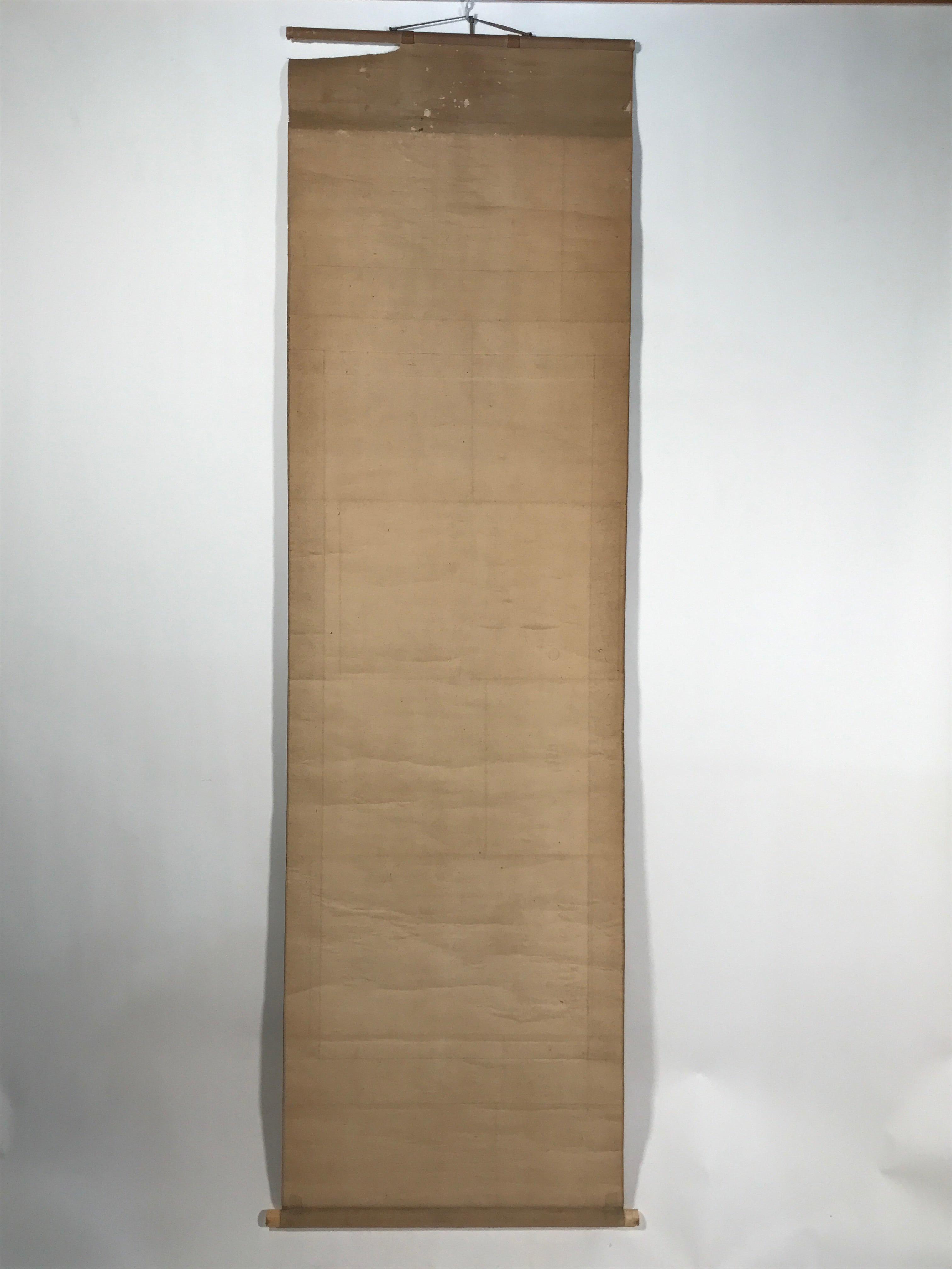 Japanese Hanging Scroll Kakejiku Vtg Portrait Man Dancing Children Color KJ169