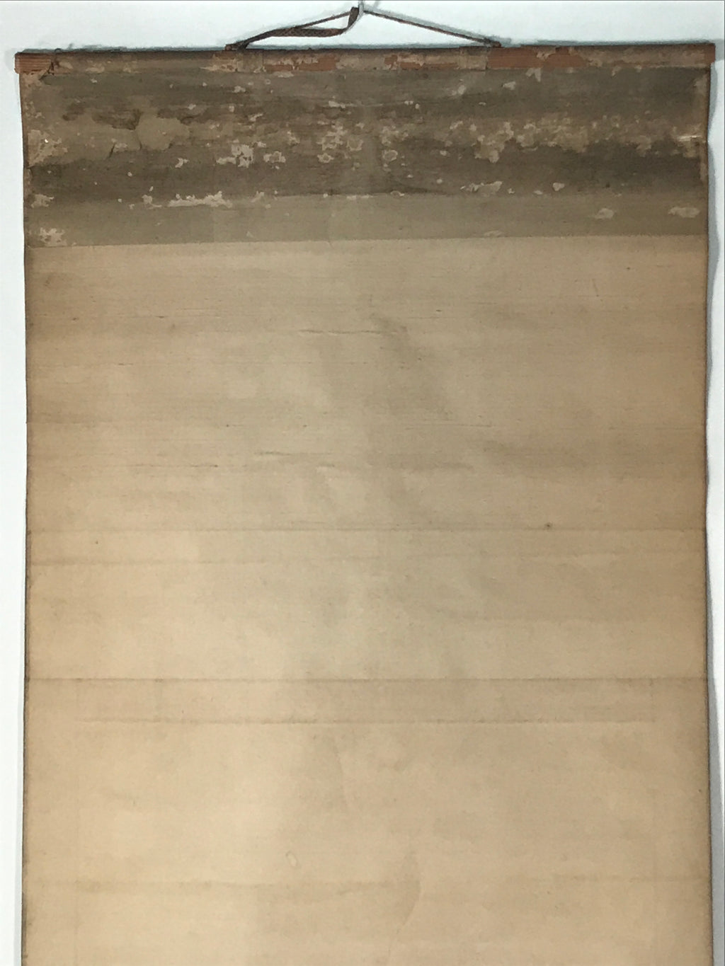Japanese Hanging Scroll Kakejiku Vtg Rising Sun Flying Crane Tsuru Color KJ112