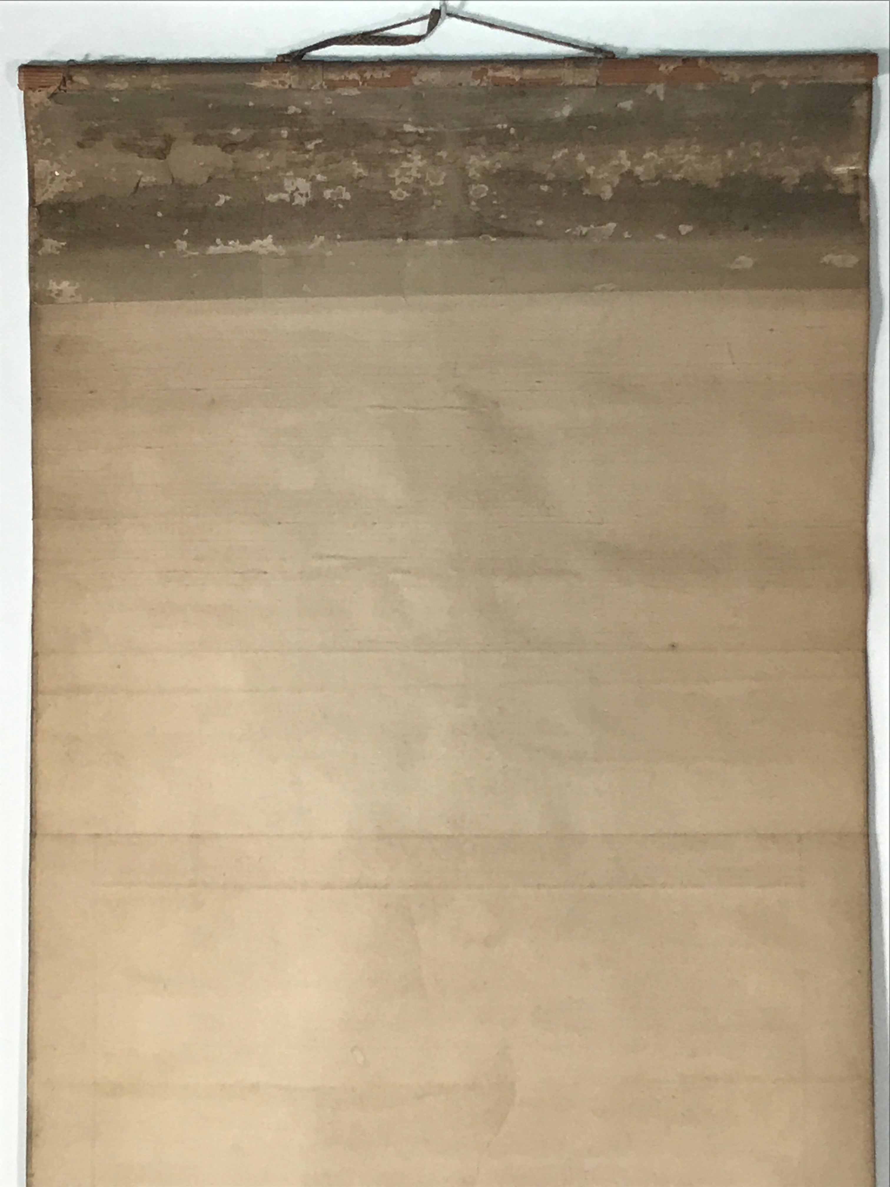 Japanese Hanging Scroll Kakejiku Vtg Rising Sun Flying Crane Tsuru Color KJ112
