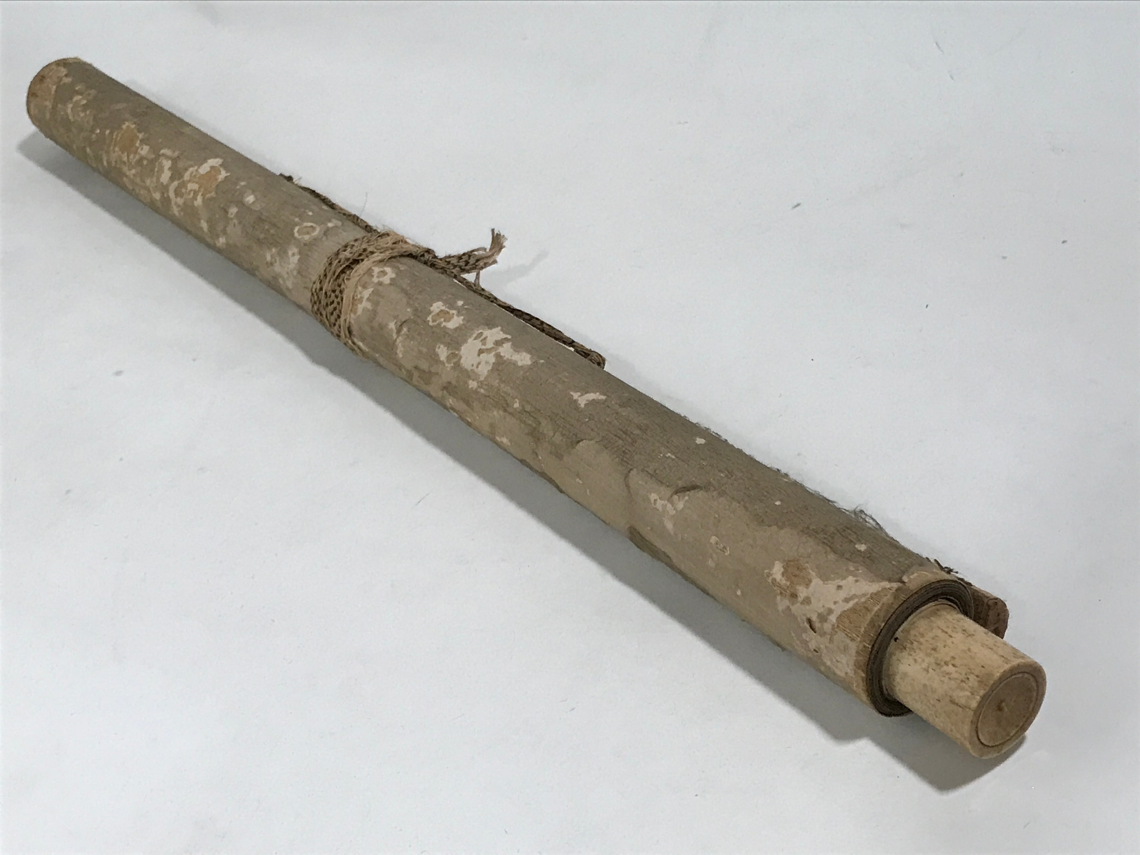Japanese Hanging Scroll Kakejiku Vtg Rising Sun Flying Crane Tsuru Color KJ112