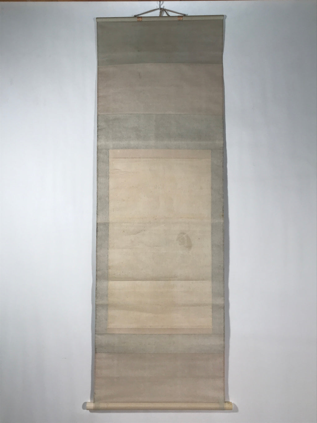 Japanese Hanging Scroll Kakejiku Vtg River Ducks Birds Nature Color KJ123
