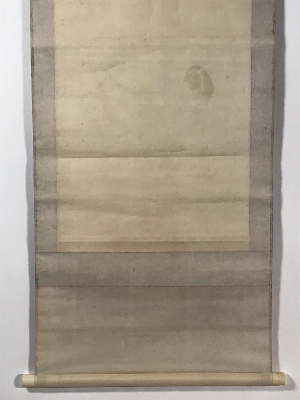 Japanese Hanging Scroll Kakejiku Vtg River Ducks Birds Nature Color KJ123