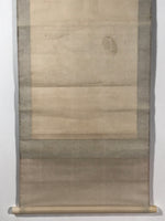 Japanese Hanging Scroll Kakejiku Vtg River Ducks Birds Nature Color KJ123