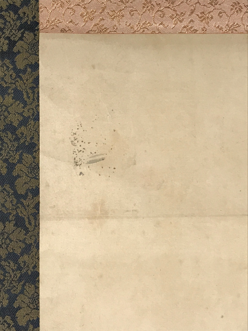 Japanese Hanging Scroll Kakejiku Vtg River Ducks Birds Nature Color KJ123